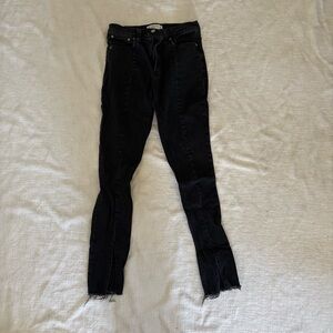 Abercrombie & Fitch Black Ankle Jeans